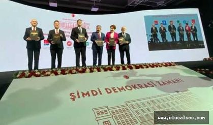 Son Dakika... Altılı masa açıkladı; Seçim barajı yüzde 3, YÖK kaldırılacak...