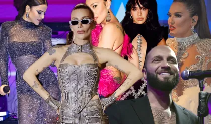 Ünlü isimler yeni yılı sahne ışıkları altında karşıladı