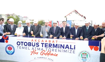 Akçaabat Otogarı'nın temeli atıldı