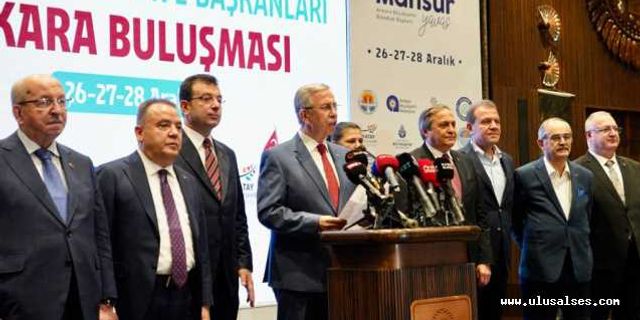 10 başkandan İstanbul'a destek açıklaması: Bu haksızlığı reddediyoruz