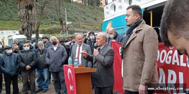 Giresun'da 6 siyasi partiden hayat pahalılığını protesto