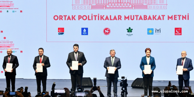 Altılı Masa adaydan önce vaatlerini açıkladı; Türkiye değişecek!