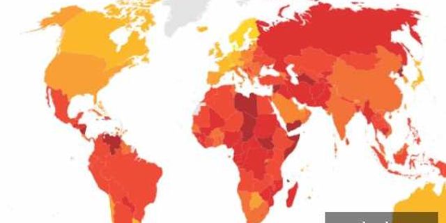Türkiye yolsuzluk endeksinde 180 ülke arasında 101. sıraya geriledi