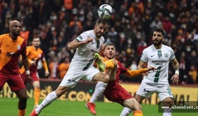 Giresunspor,  Galatasaray'ı İstabul'da 1-0 yendi
