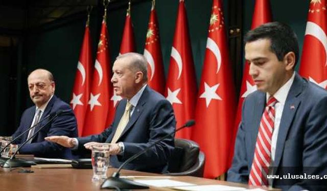 Cumhurbaşkanı Erdoğan açıkladı; Asgari ücreti 8 bin 500 TL