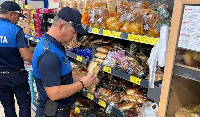 Zabıtadan marketlere denetim...