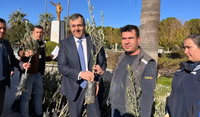 Muğla Dalaman'da zeytin ve ceviz fidanları dağıtıldı