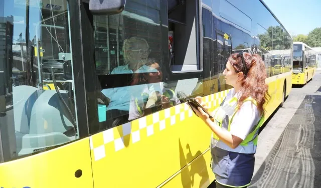 İETT'den Halk Otobüsü ve İETT Otoüslerine klima denetimi