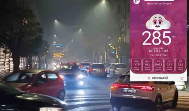 Keşan'da hava kirliliği alarm verdi! Partikül madde seviyesi 285'e ulaştı