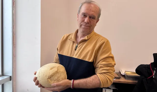 Jeomorfolog Ahmet Bolat Kahramanmaraş'ta dinozor yumurtası buldu