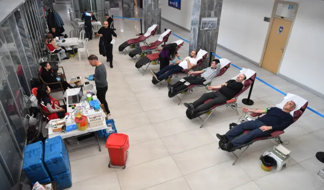 Kayseri Büyükşehir ve ERÜ'den kan bağışı kampanyası