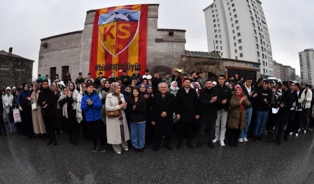 Başkan Büyükkılıç 'Filistin yürüyüşüne' katılan Kayserilileri dualarla uğurladı