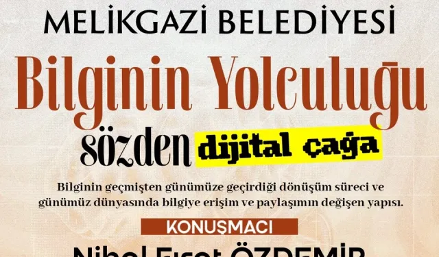 Sanat Melikgazi'de atölye ve konferans aynı anda