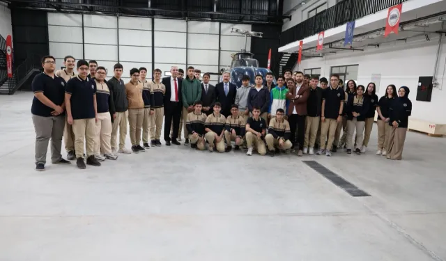 Kayseri Melikgazi'de hava lisesi öğrencilerine tam destek