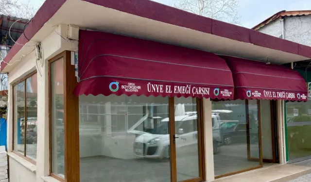 Ordu'da El Emeği Çarşısı modern hale getirildi