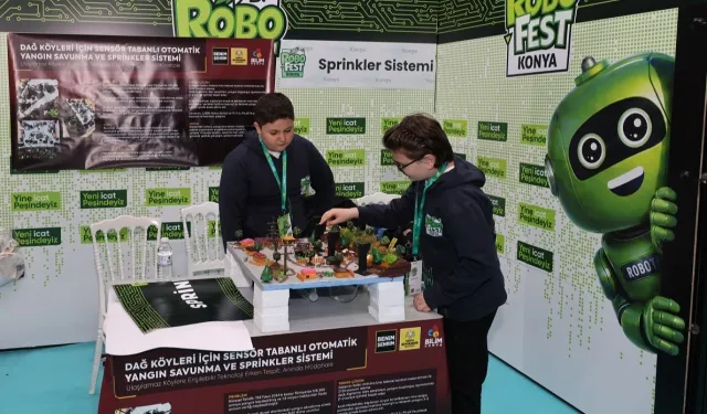 Konya'da ROBOFEST heyecanı... 917 robot yarışıyor