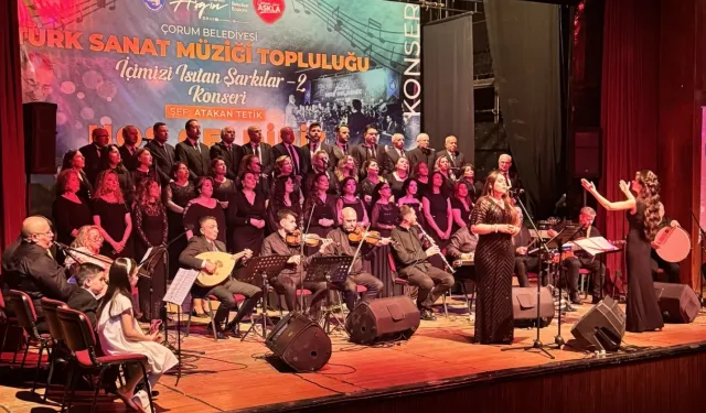 Çorum'da Türk Sanat Müziği gecesi