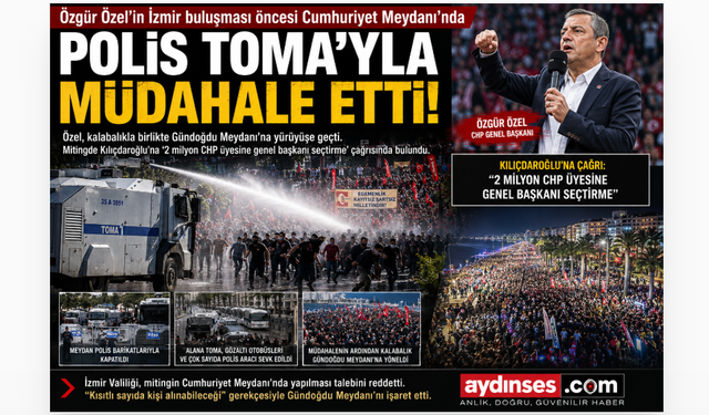 Özgür Özel’den İzmir’de Güç Gösterisi: Kararı 2 Milyon CHP Üyesi Verecek