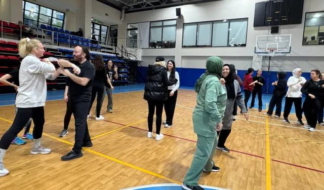 İstanbul Maltepe'de kadınlara öz savunma eğitimi