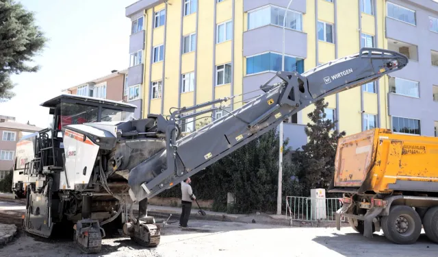 Körfez'de 22 kilometrelik üstyapı çalışması