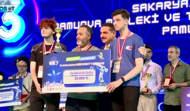Sakarya'ya robotik alanda Türkiye derecesi