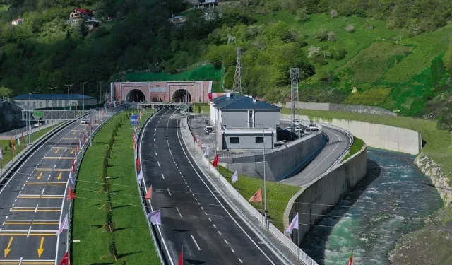 Zigana Tüneli seyahat süresi 20 dakika kısaldı