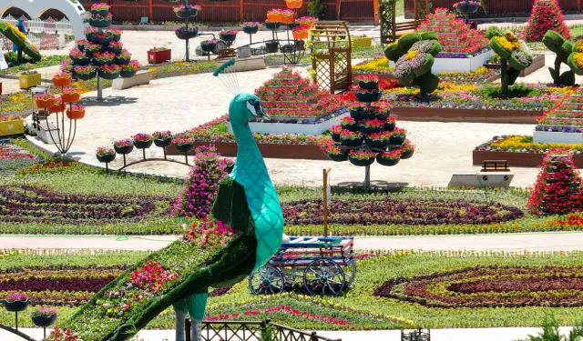 Konya Selçuklu Çiçek Bahçesi yeni sezona kapılarını açıyor