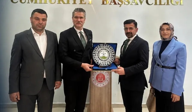 Ağrı Barosu'ndan Başsavcı Adem Çalış'a veda ziyareti