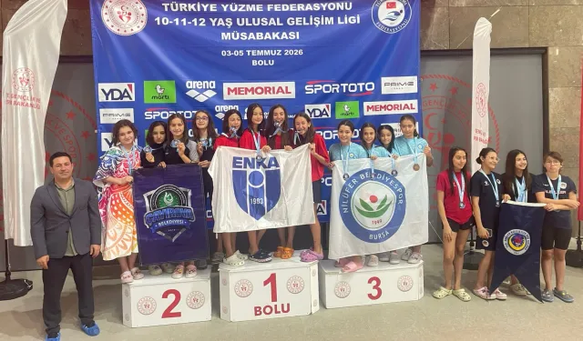 Çayırovalı yüzücüler, bölgeden 25 madalya ile döndü