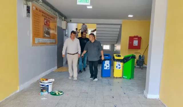 Edirne Keşan'daki okullarda yaz dönemi bakım ve onarım çalışmaları sürüyor