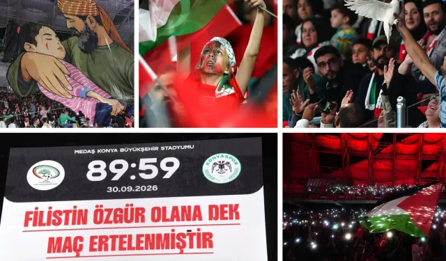 Cumhurbaşkanı Erdoğan'dan Filistin-Konyaspor maçına mesaj: Kardeşliği gözler önüne seren müstesna bir örnek