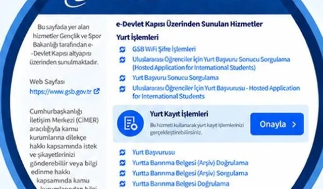 KYK'dan öğrencilere taahhütname uyarısı