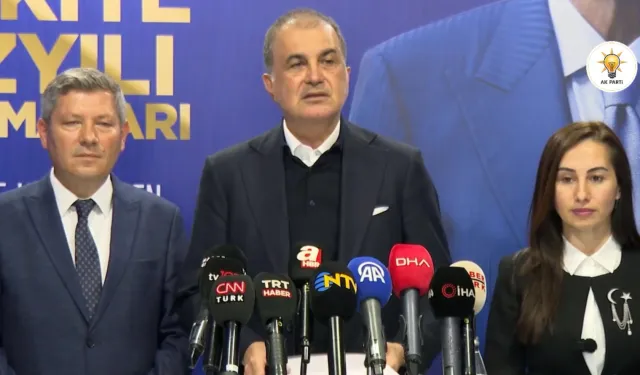 Ömer Çelik: AK Parti'yi millet kurdu, tabelasını biz astık
