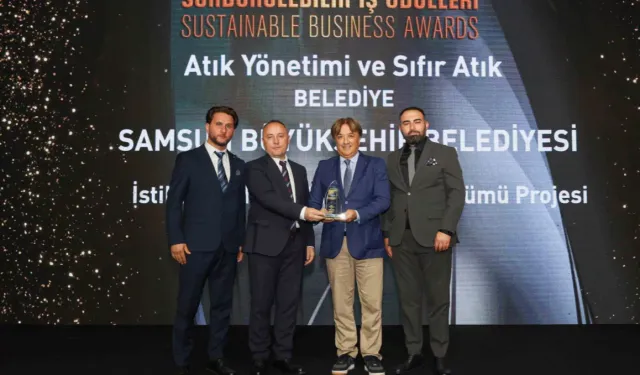 Samsun Büyükşehir'e sürdürülebilirlik ödülü
