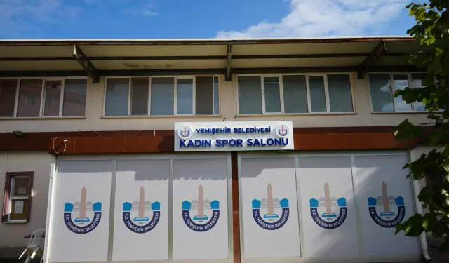 Bursa Yenişehir'de Kadın Spor Salonu yenilenen yüzüyle hizmette