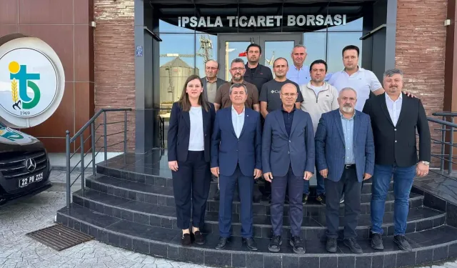 İpsala Ticaret Borsası'nda Necmi Sezer yeniden başkan seçildi