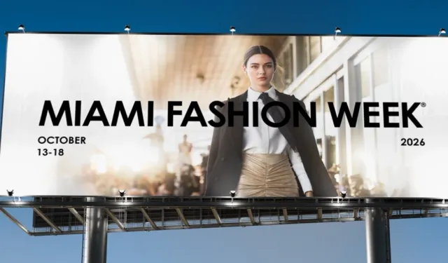Miami Fashion Week®, 13-18 Ekim 2026 tarihlerinde düzenlenecek özel yıldönümü etkinliğiyle 10. yılını kutlayacak