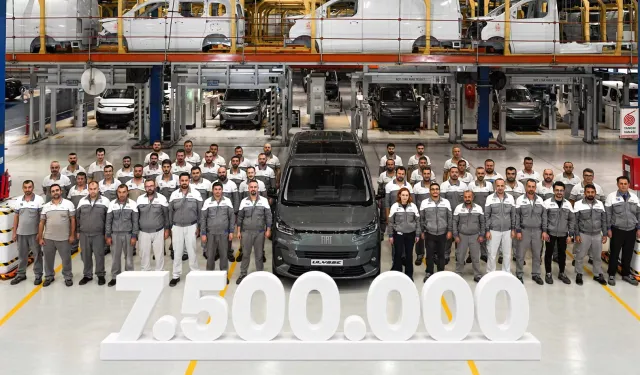 Tofaş'ın 7,5 milyonuncu aracı banttan indi