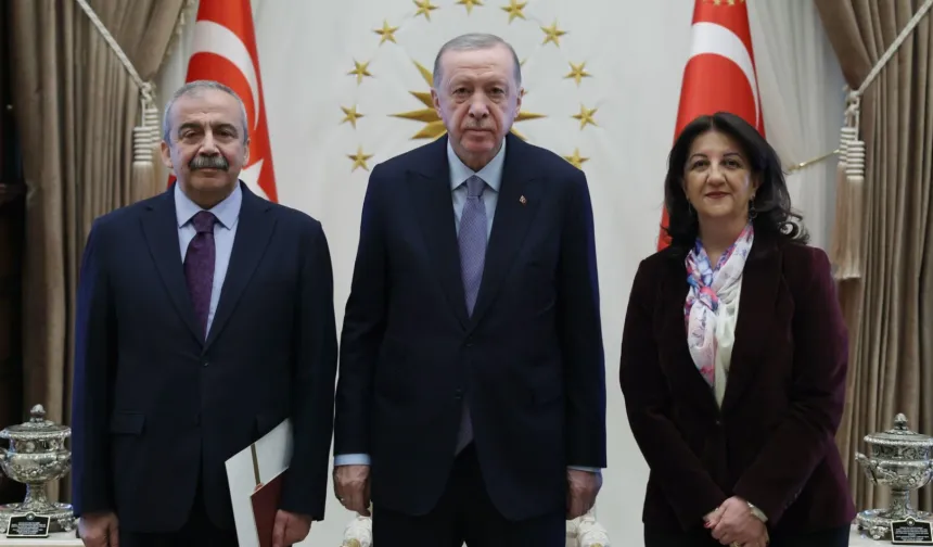 Cumhurbaşkanı Erdoğan, DEM heyetini kabul etti