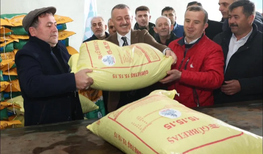 Kocaeli'de çiftçilere tohim ve gübre desteği