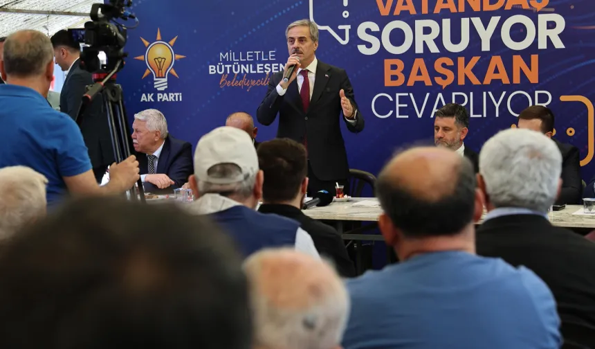 Sakarya'da Başkan Alemdar Söğütlü'yü dinledi