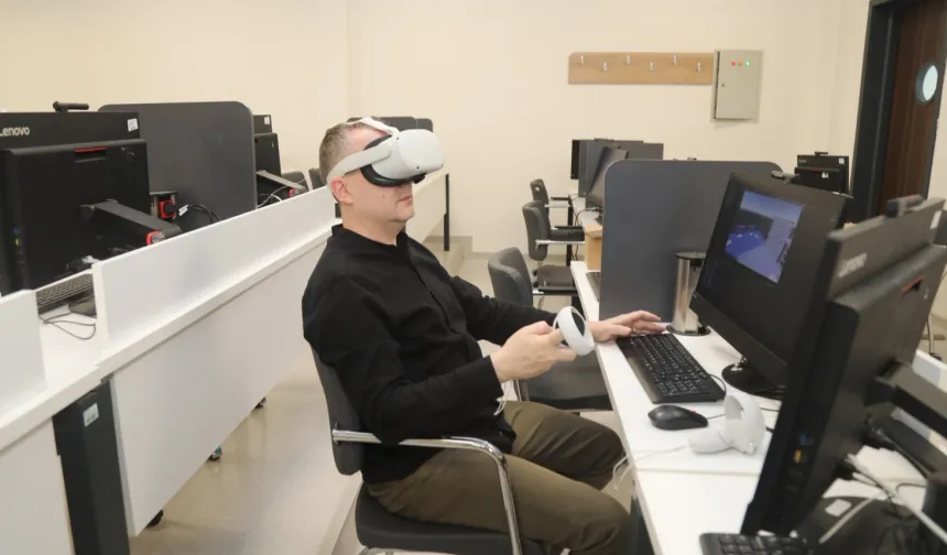 BTÜ'den Avrupa destekli yenilik... Forklift operatörlerine XR teknolojili eğitim simülatörü