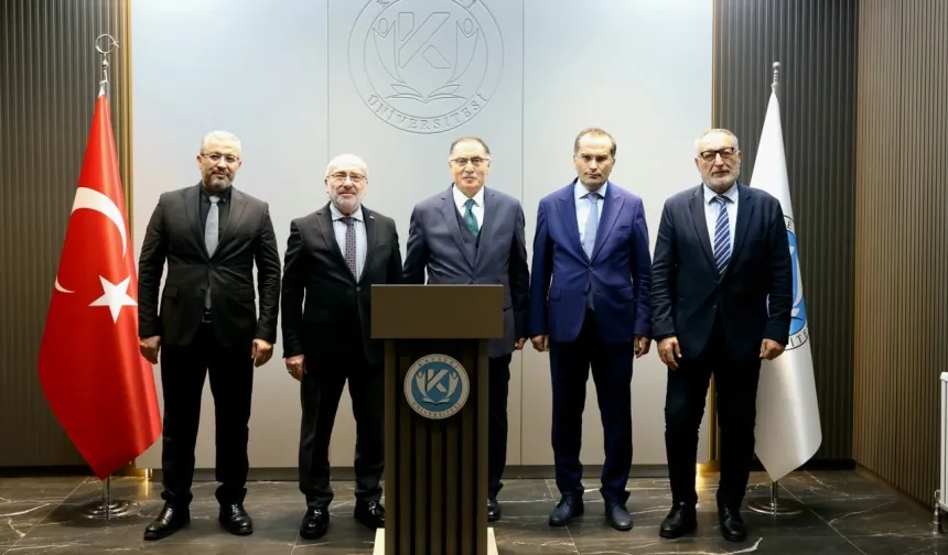 Kayseri Üniversitesi Şeref Malkoç'u ağırladı