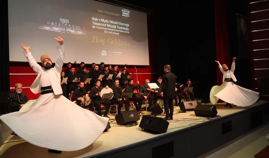 Kocaeli Gebze'de Şeb-i Arus konseri ile manevi yolculuk