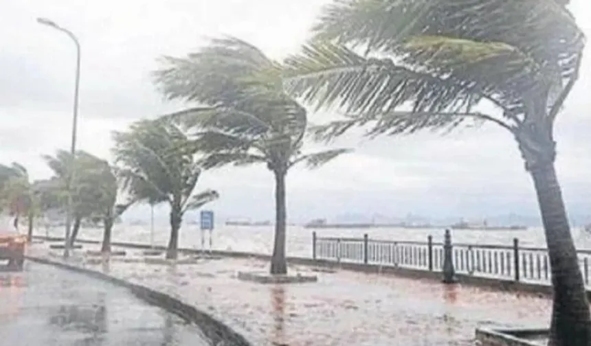 Meteoroloji'den kuvvetli yağış ve rüzgar uyarısı