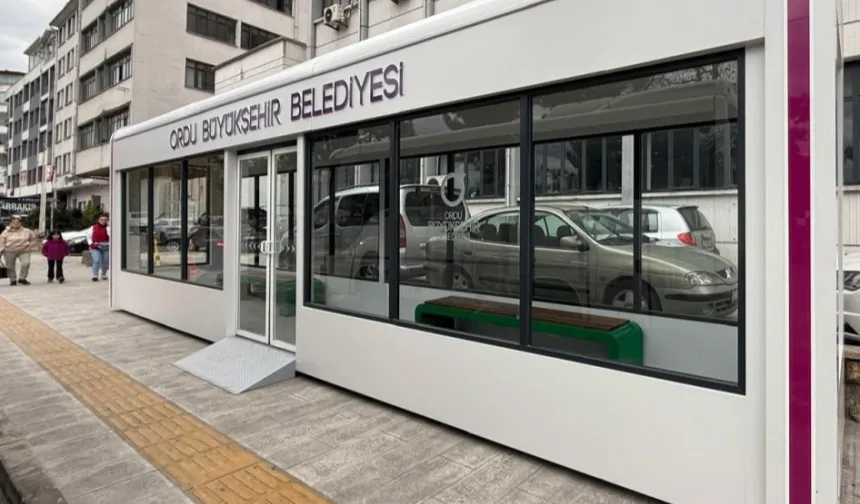 Ordu'da akıllı durak dönemi başladı