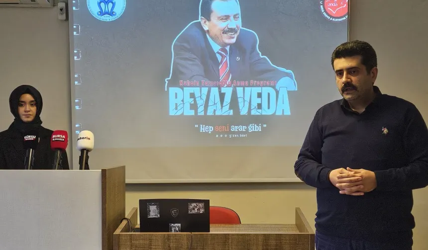 Bursa'da Muhsin Yazıcıoğlu 'Beyaz Veda' programıyla anıldı
