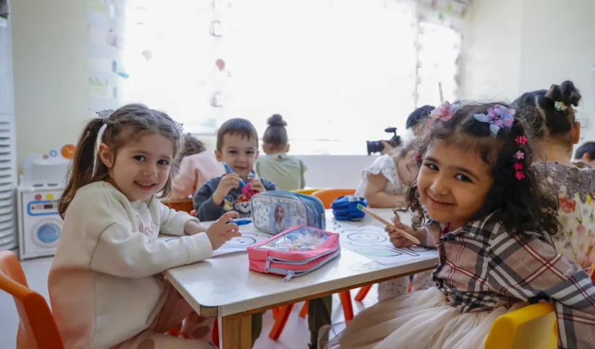 Antalya Büyükşehir'in kreşleri yoğun ilgi görüyor