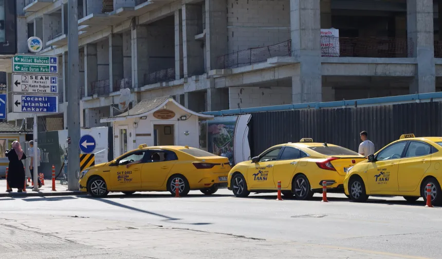 Sakarya'da taksi durakları tek tıkla görülebilecek
