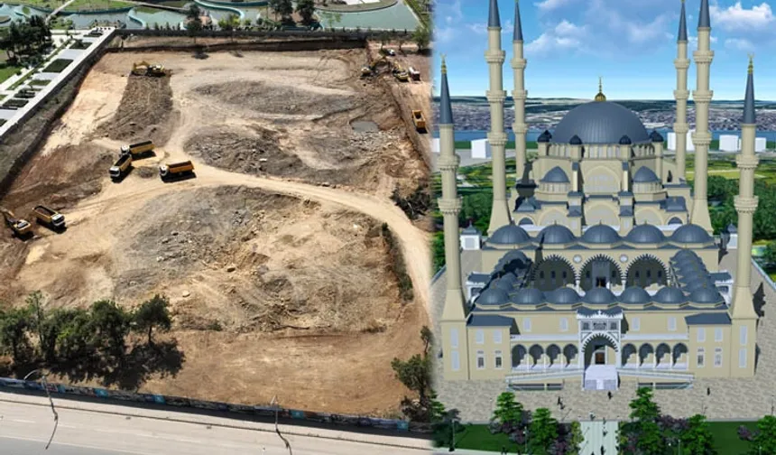 Millet Bahçesi'ne 10 bin kişilik cami